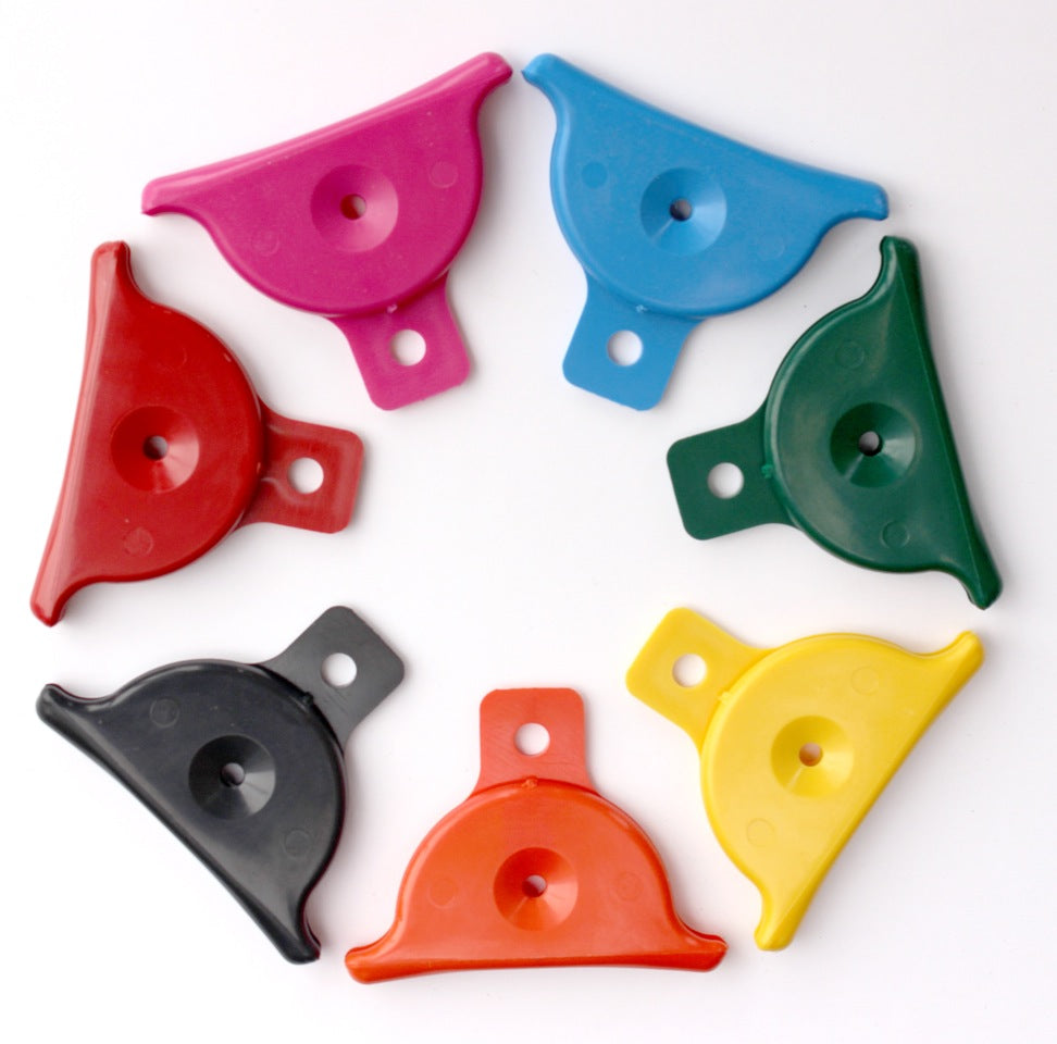 Plastic PP whistles pack of 5