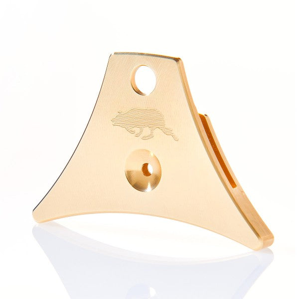 Logan Supreme Brass whistle with Collie etch