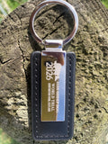 World Trial 2026 Leather Fob keyring