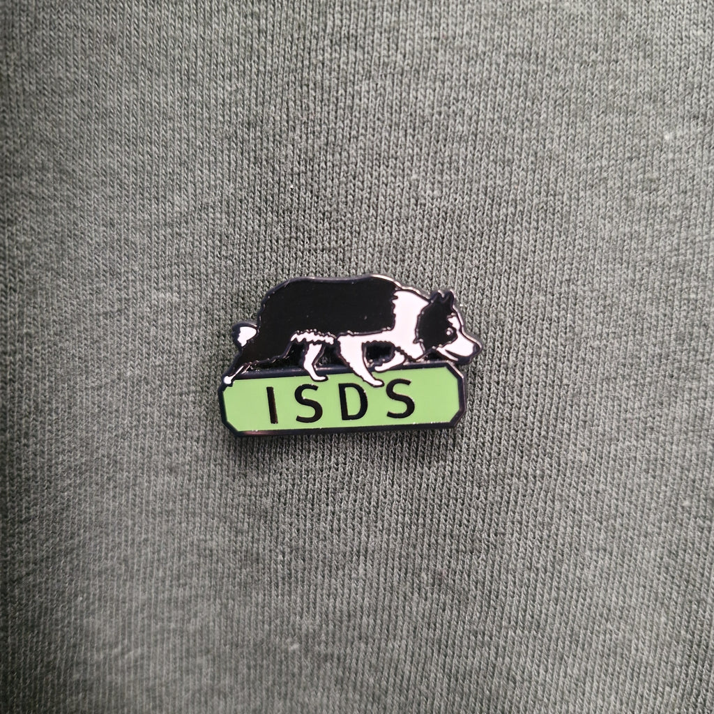 NEW ISDS collie Pin Badge
