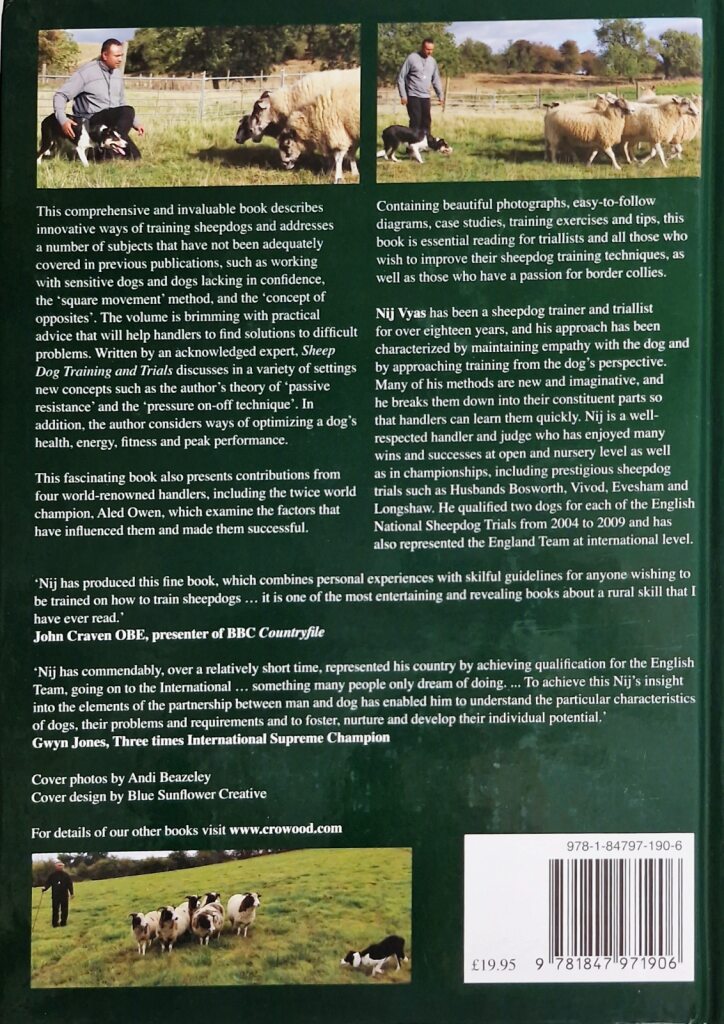 Sheepdog Training & Trials book - Nij Vyas