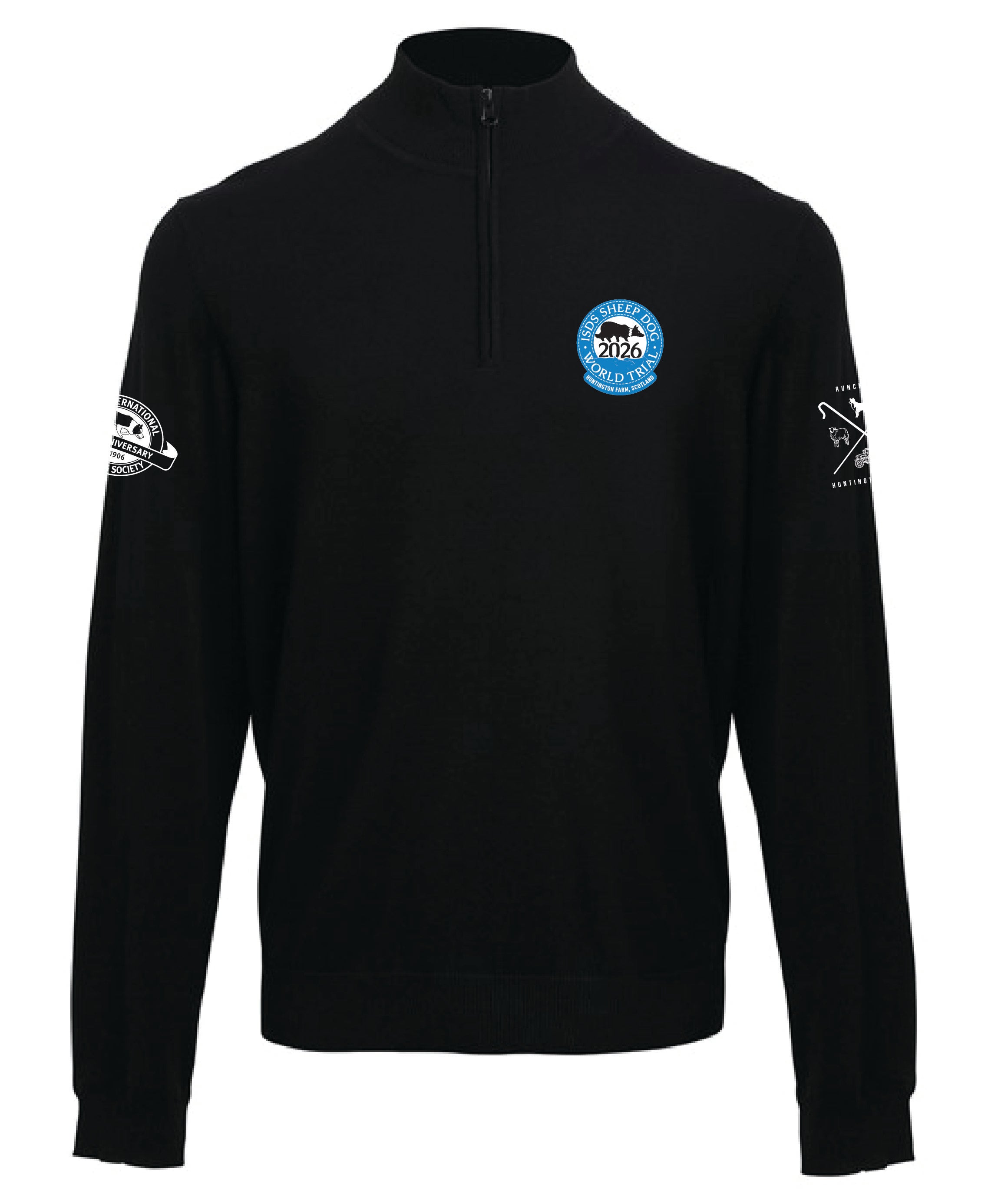 World Trial 2026 1/4 zip Adult Knitted Sweater
