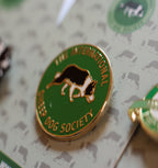 NEW ISDS logo pin badge