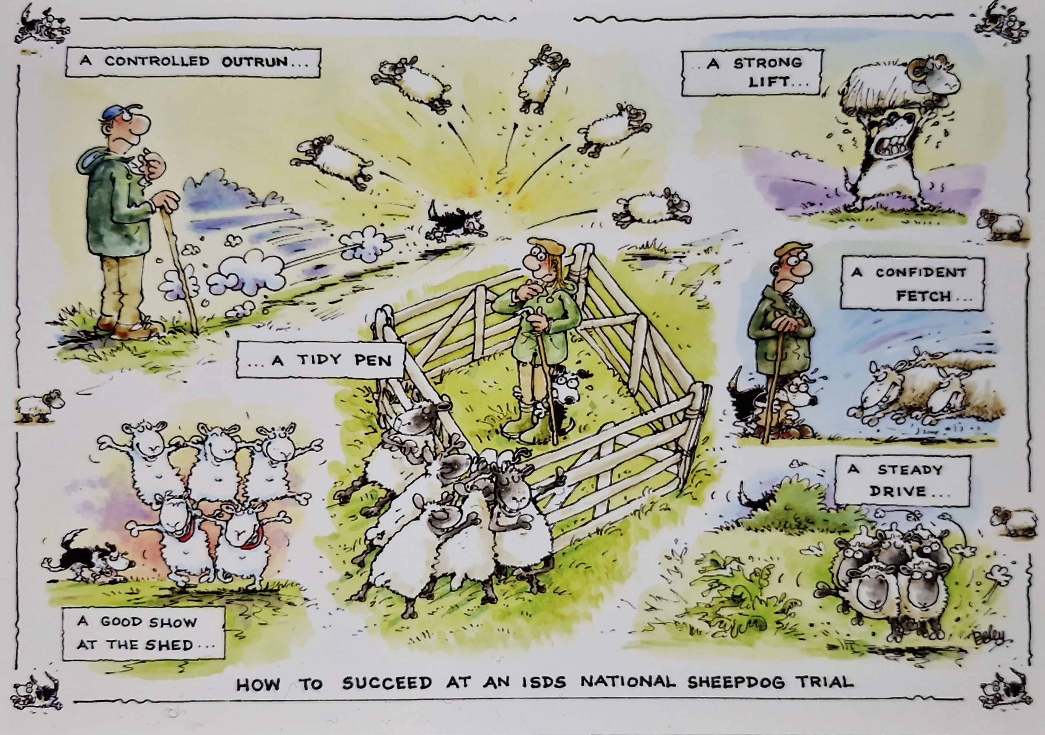 Single postcards