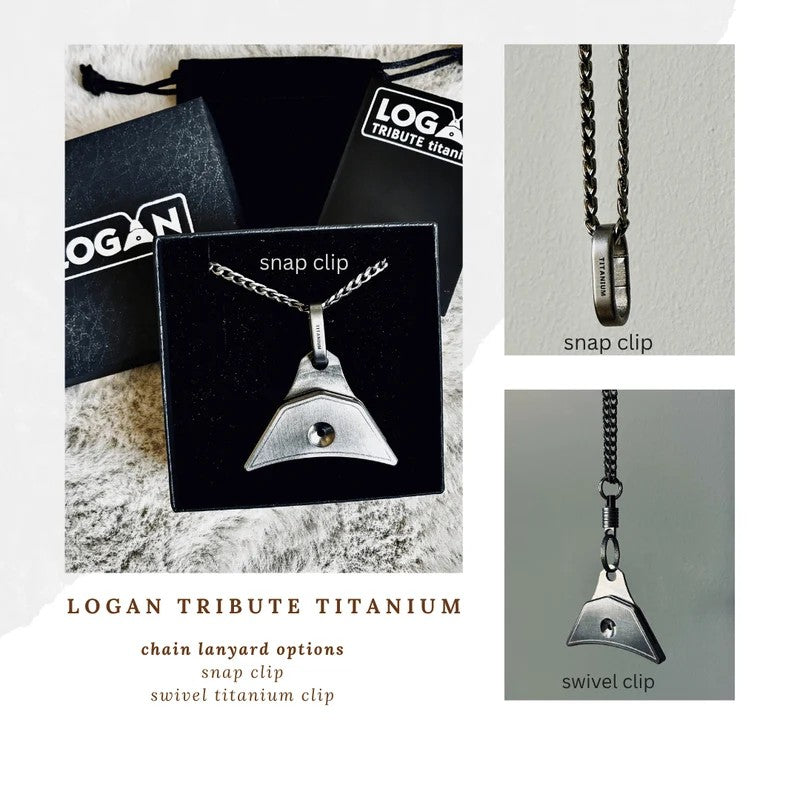 NEW!! Logan Tribute Titanium Whistle
