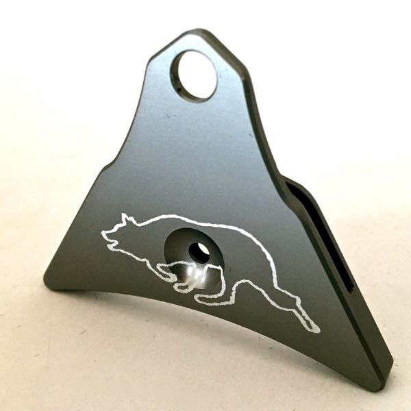 Logan Ventura Aluminium Whistle - Etched Border Collie Version